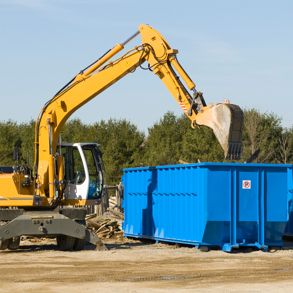 are there any additional fees associated with a residential dumpster rental in Hye Texas